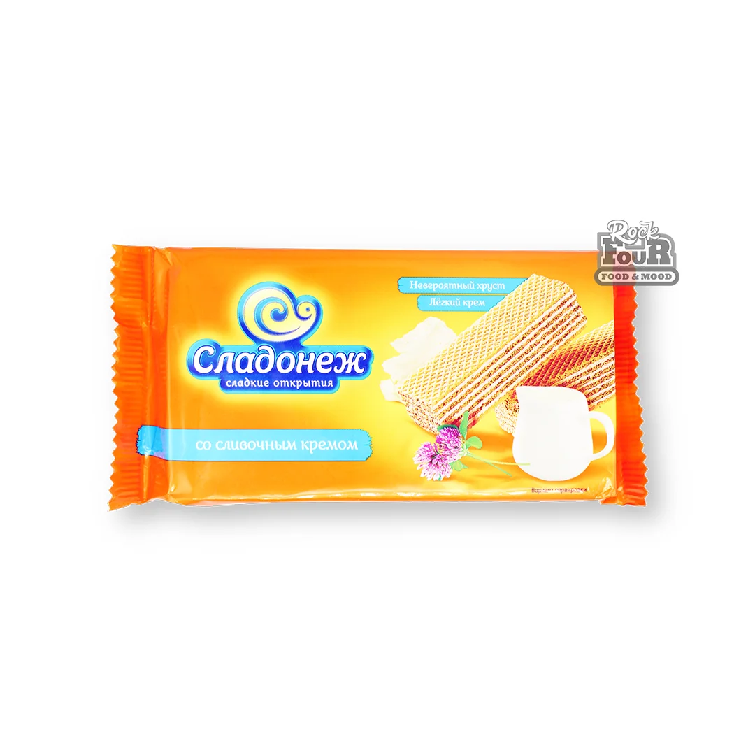 Вафли «Сладонеж» со сливочным кремом 170г